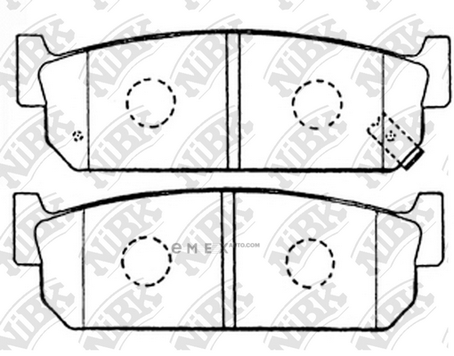 OEM PAD KIT, DISC BRAKE PN2262