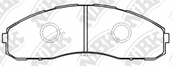 OEM PAD KIT, DISC BRAKE PN1553