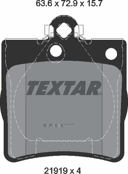 OEM BRAKE PAD RR W210 2191903