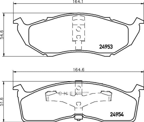 OEM BRAKE PAD MDB1783