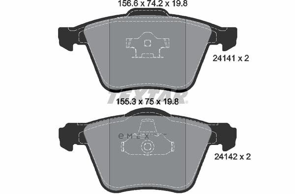 OEM FRONT BRAKE VOLVO XC90 2414101