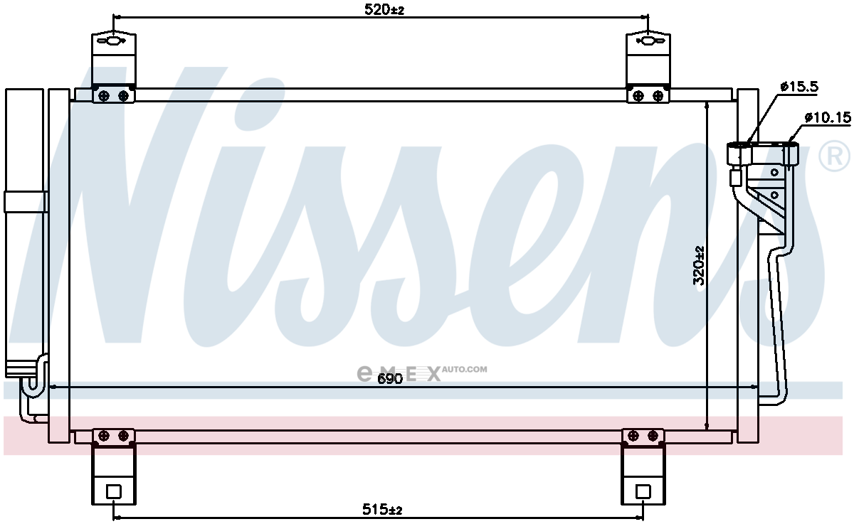 OEM RADIATOR ASSY, A/C 940032