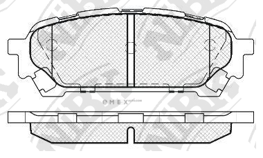 OEM PAD KIT, DISC BRAKE PN7801