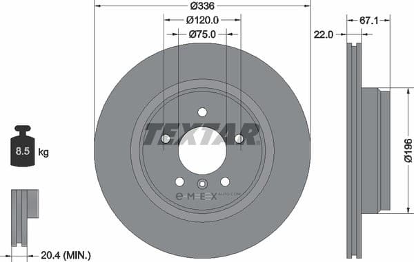 OEM DISC, FRICTION  A/T 92137903