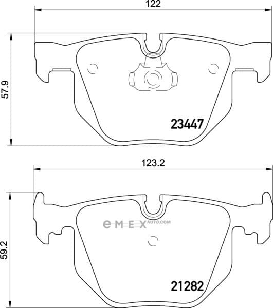 OEM BRAKE PAD MDB2569