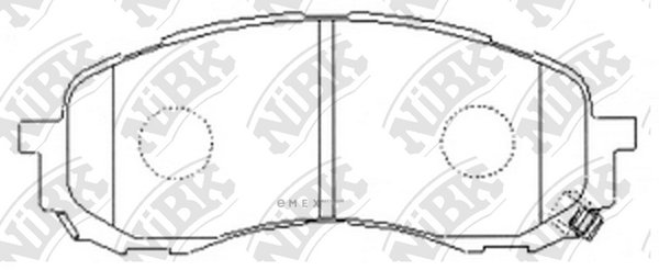 OEM PAD KIT, DISC BRAKE PN7493