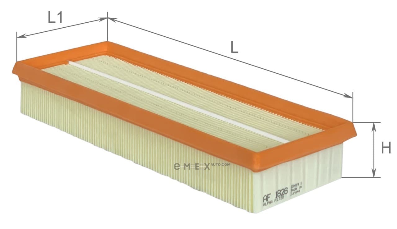 OEM FILTER ASSY, AIR ELEMENT AF1826