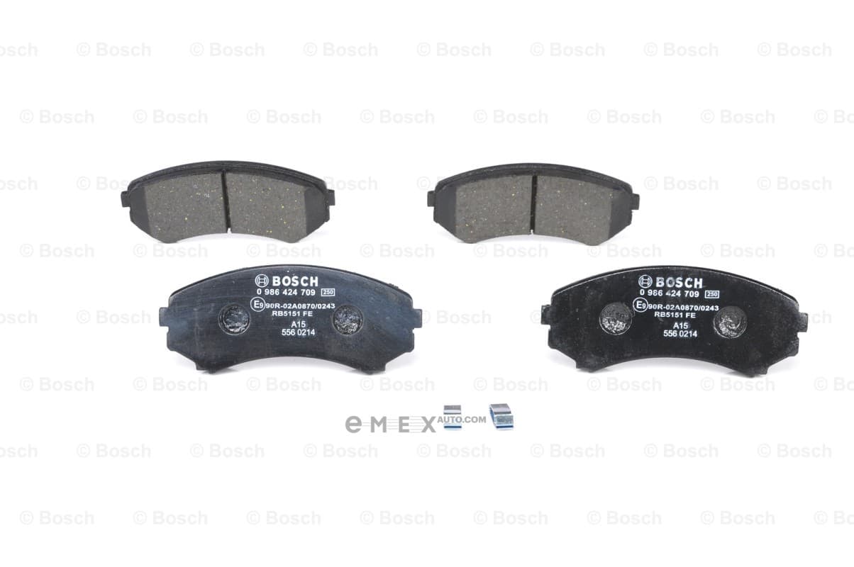 OEM Disc Brake Pad, Set 0986424709