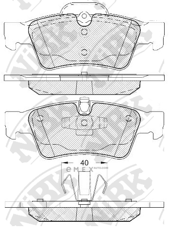 OEM PAD KIT, DISC BRAKE PN0507