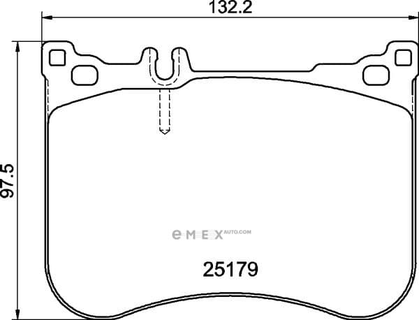 OEM FRONT BRAKE PAD MDB3279