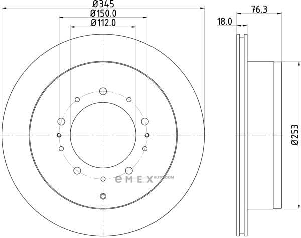 OEM BRAKE ROTOR ND1029K