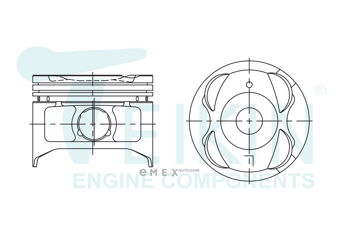 OEM PISTON ASSY 46667050