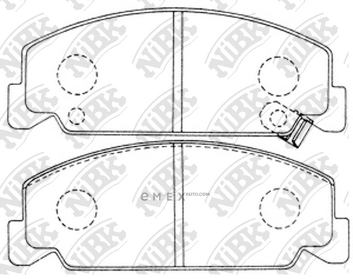 OEM PAD KIT, DISC BRAKE PN8190