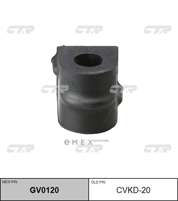 OEM BUSHING, STABILIZER CVKD20