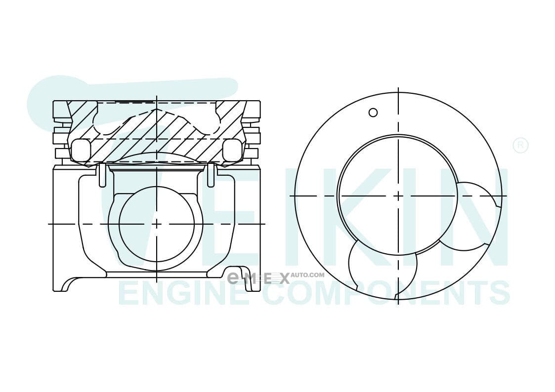 OEM PISTON ASSY 51603AGSTD