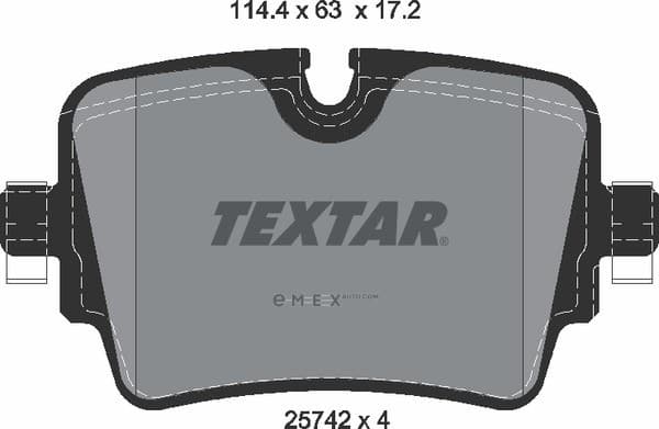 OEM BRAKE PAD RR XJ,F-TYPE 2574201