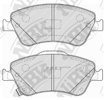 OEM PAD KIT, DISC BRAKE PN1834