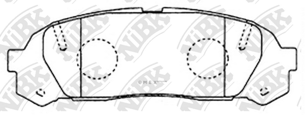 OEM PAD KIT, DISC BRAKE PN1409