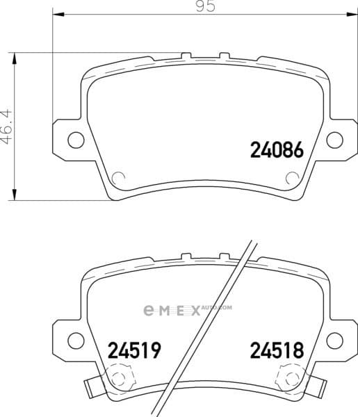 OEM PAD KIT, DISC BRAKE NP8039