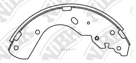 OEM SHOE KIT, DRUM BRAKE FN3416