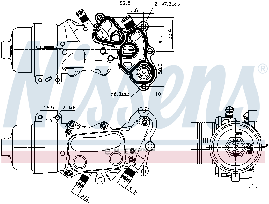 OEM OIL COOLER-MINI/R55/R56/R57 91167