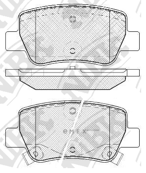 OEM PAD KIT, DISC BRAKE PN1838