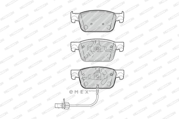 OEM PAD KIT, DISC BRAKE FDB4871