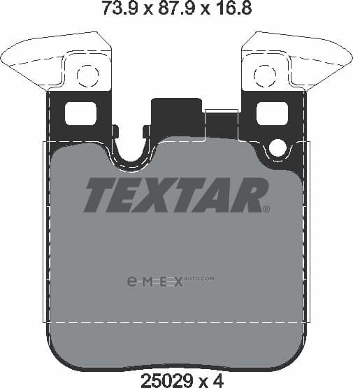 OEM BRAKE PAD SET-REAR/F82/87/22 2502901