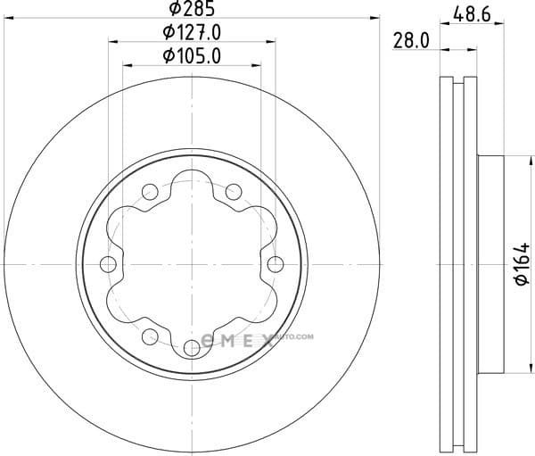 OEM BRAKE ROTOR ND1049