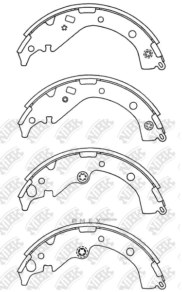 OEM SHOE KIT, DRUM BRAKE FN2371