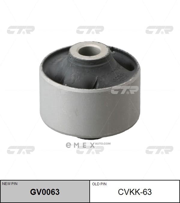 OEM BUSHING, SUSPENSION ARM CVKK63