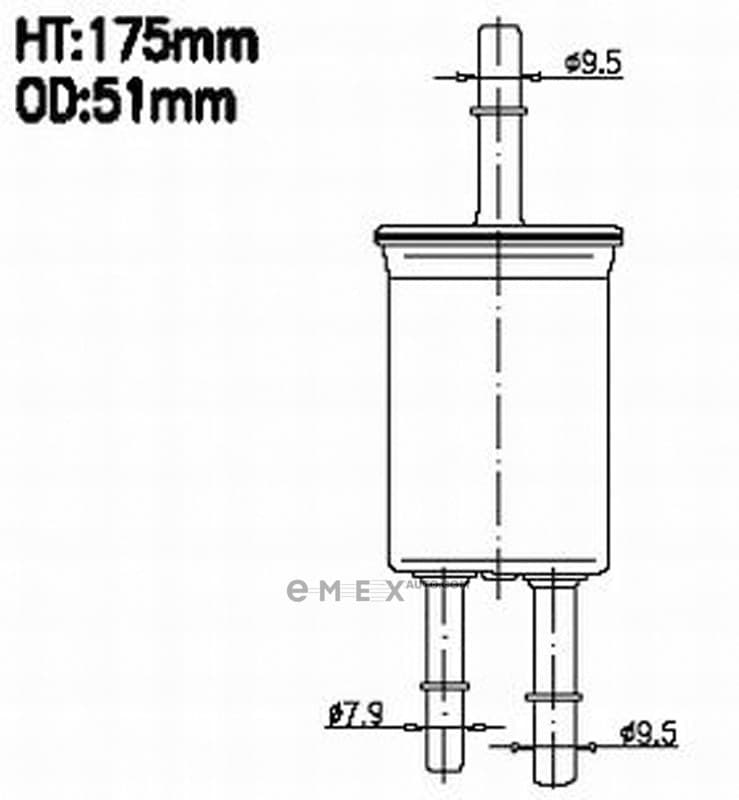 OEM FILTER ASSY, FUEL PUMP FSP51036M