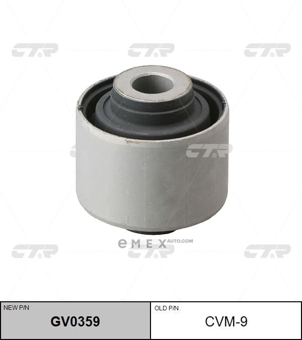 OEM BUSHING, SUSPENSION ARM CVM9