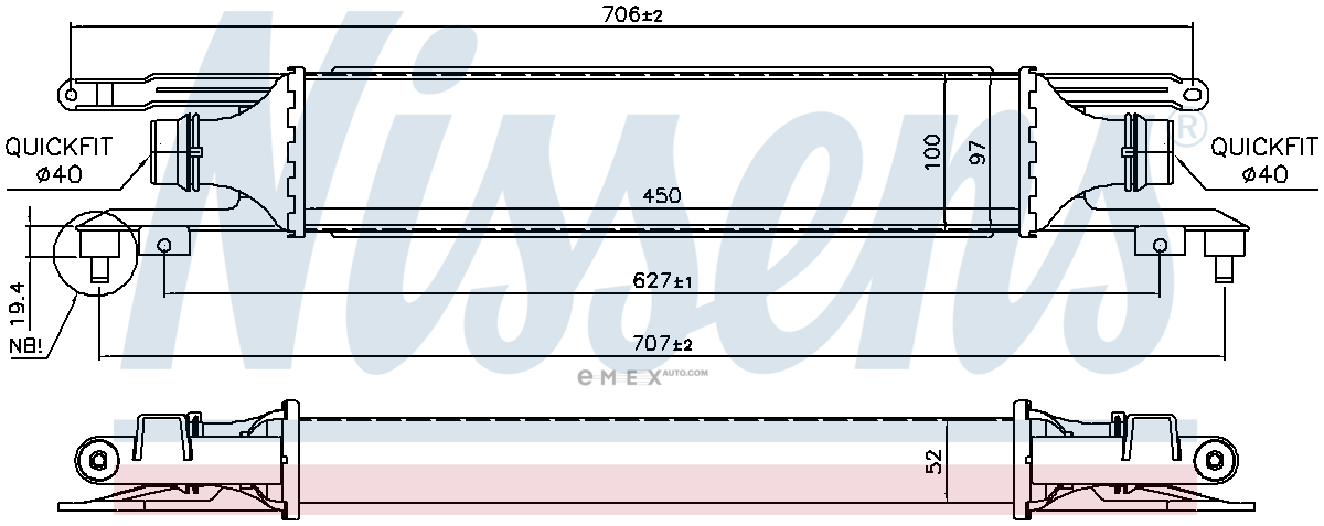 OEM INTERCOOLER/CHARGER-OPEL 96464