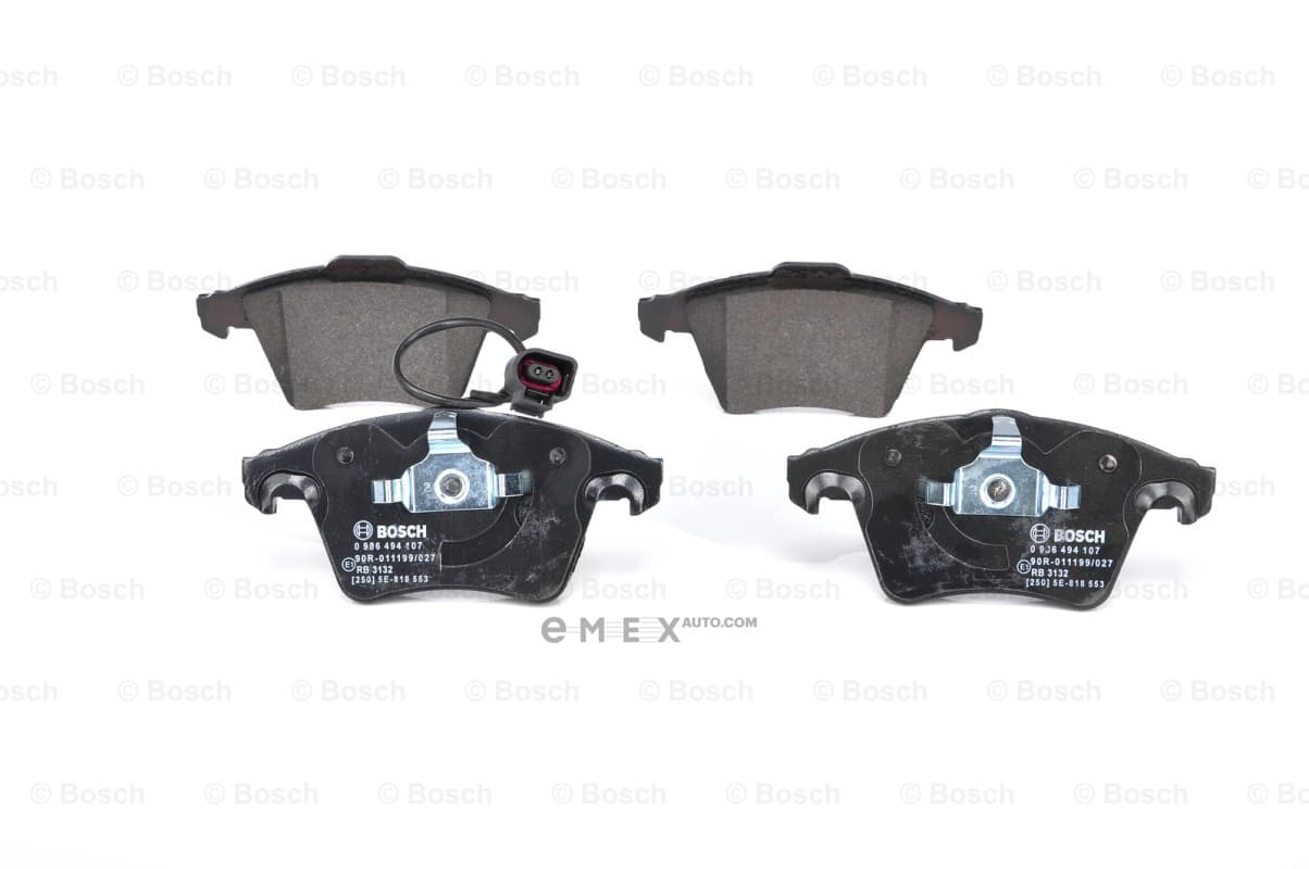 OEM PAD KIT, DISC BRAKE 0986494107