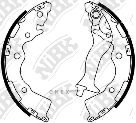 OEM SHOE KIT, DRUM BRAKE FN0617