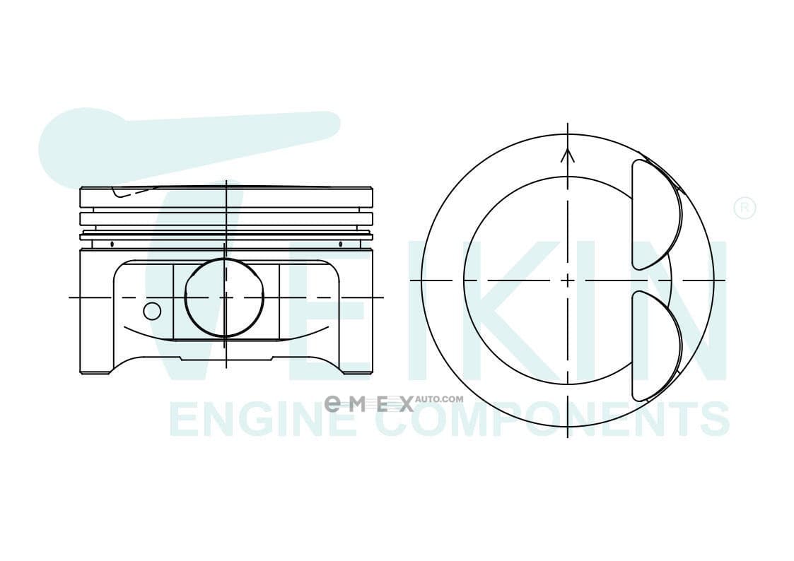 OEM PISTON ASSY 46385STD