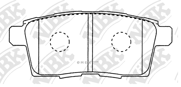 OEM PAD KIT, DISC BRAKE PN5814