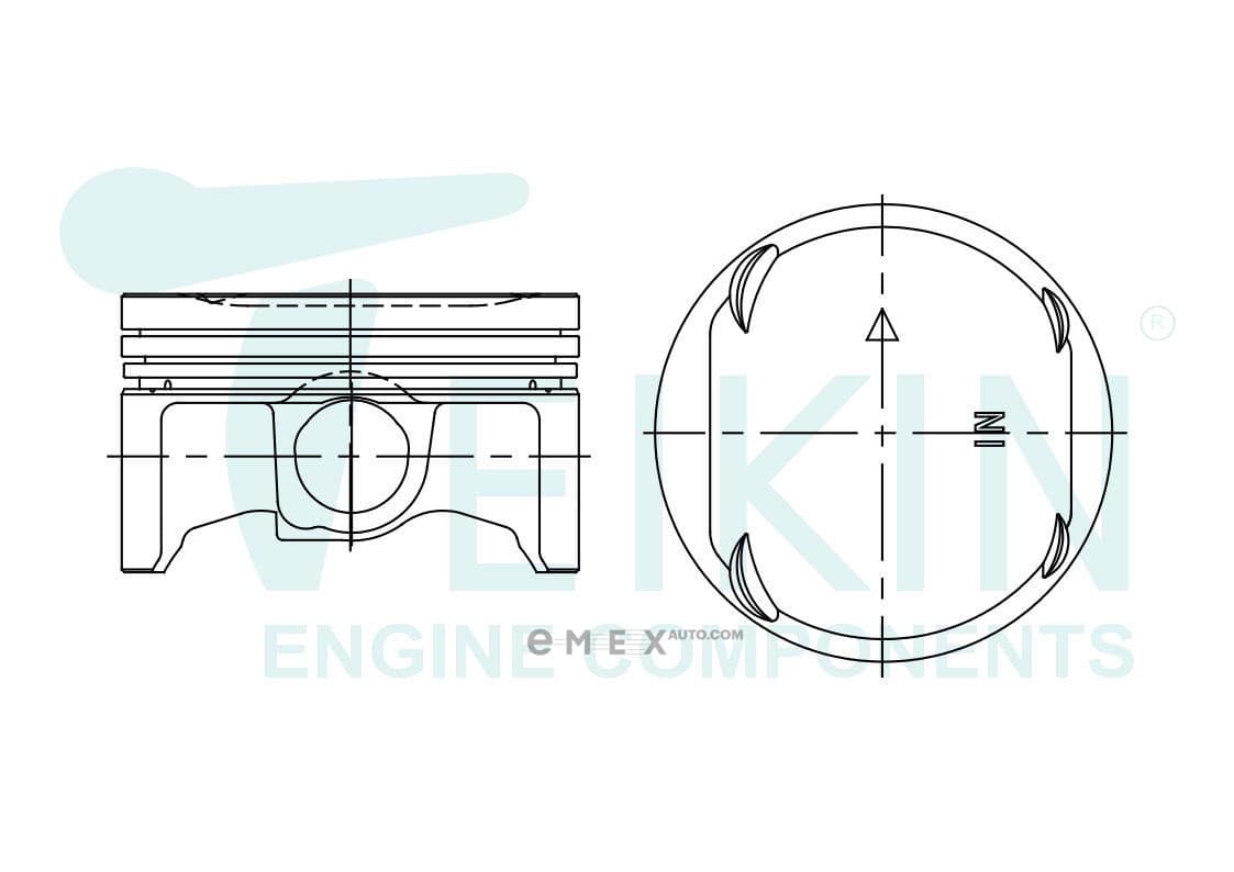 OEM PISTON ASSY 38186STD