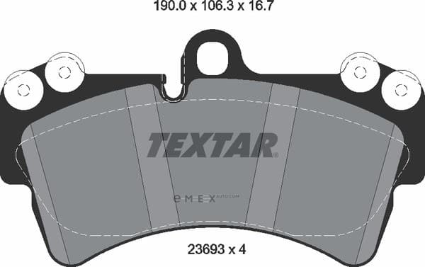 OEM PAD KIT, DISC BRAKE 2369302