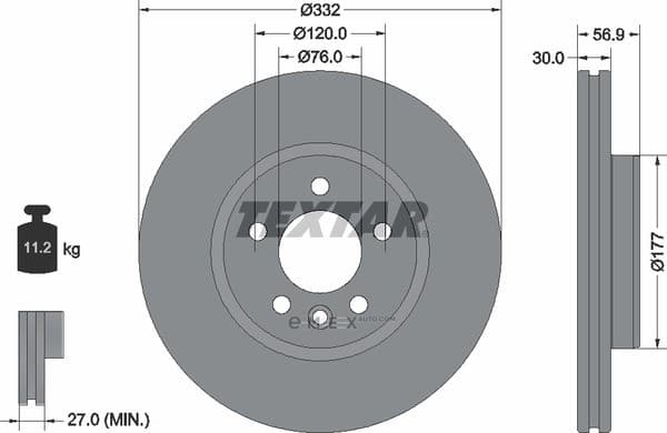 OEM BRAKE ROTOR 92307705