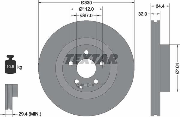 OEM BRAKE ROTOR 92119905