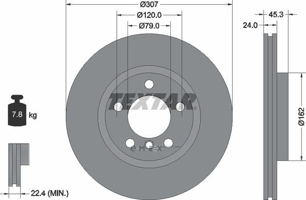 OEM BRAKE ROTOR 92275605