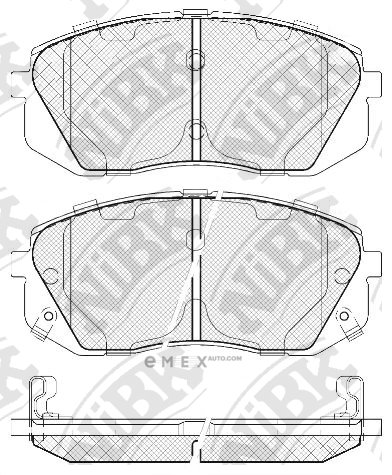 OEM PAD KIT, DISC BRAKE PN0052