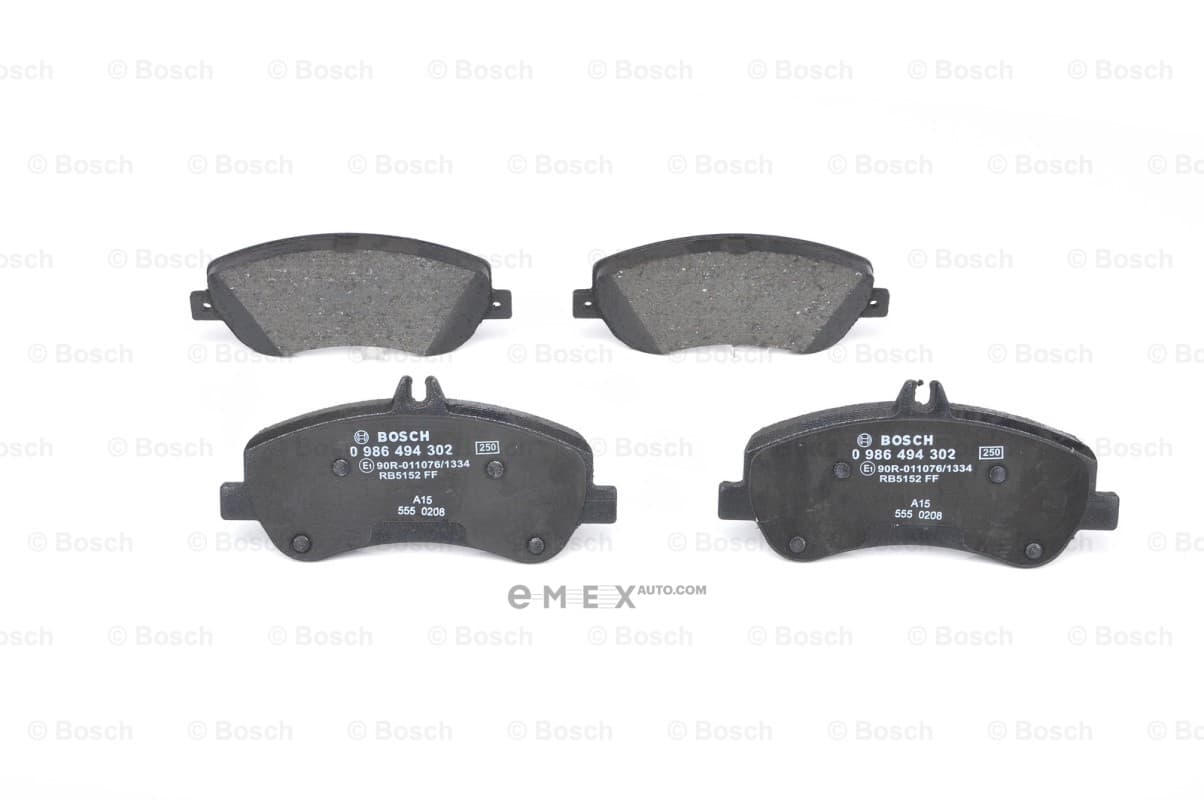 OEM PAD KIT, DISC BRAKE 0986494302