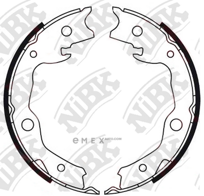 OEM SHOE KIT, DRUM BRAKE FN0621