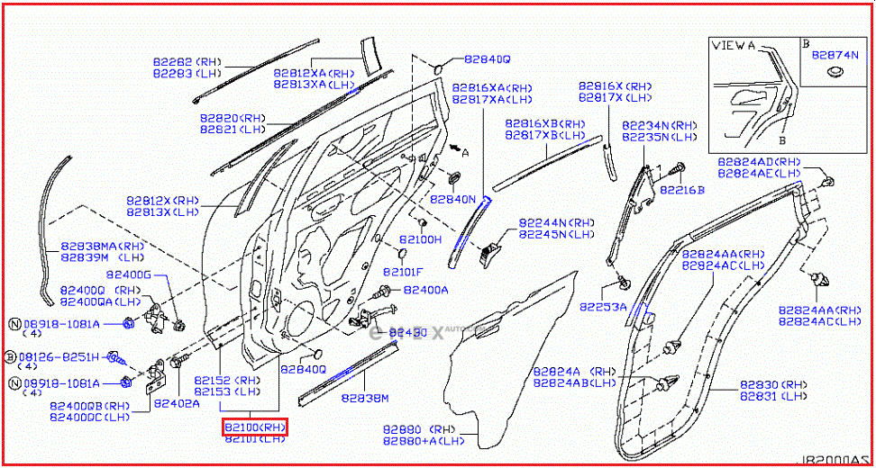 OEM DOOR ASSY H210M1BAMA