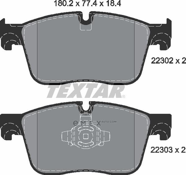 OEM PAD KIT, DISC BRAKE 2230201