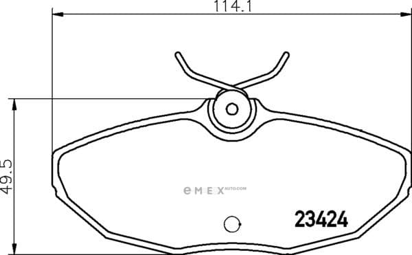 OEM BRAKE-PADS MDB1983