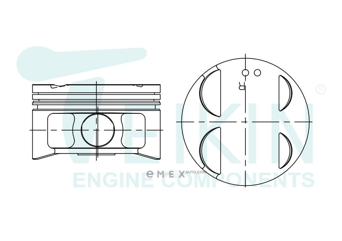 OEM PISTON STD 1MZFE 46288STD